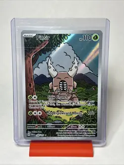 Pokemon TCG Pinsir Illustration Rare Card 168/167 Twilight Masquerade - Image 2