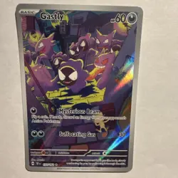 The Pokemon Company Pokemon TCG Gastly 177/162 SV05 Illustration Rare Holo 60 HP - Image 1