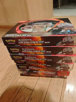 Pokemon Bloodmoon Ursaluna Ex Box | Factory Sealed – NEW !Sealed Usa Seller - Image 1