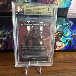 2025 MTG Final Fantasy- Sephiroth, Fabled Soldier #0527 Surge Foil - BGS 10 - Image 1