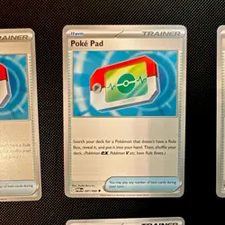 TCG Pokemon Poke Pad x4 playset! 1x Rev Holo 3x uncom. POR 081/088 Eng NM! - Image 4