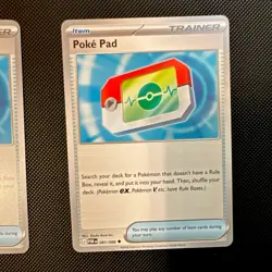 TCG Pokemon Poke Pad x4 playset! 1x Rev Holo 3x uncom. POR 081/088 Eng NM! - Image 5