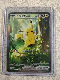 POKEMON ASCENDED HEROES PIKACHU EX SIR 276/217 FOREST TREEKACHU - Image 1