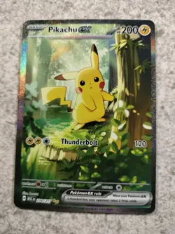 POKEMON ASCENDED HEROES PIKACHU EX SIR 276/217 FOREST TREEKACHU - Image 2