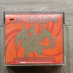 Pokemon TCG XY Evolutions Charizard Elite Trainer Box ETB Factory w/Acrylic Case - Image 1