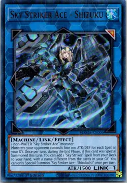 Sky Striker Ace - Shizuku MAMA-EN006 Yu-Gi-Oh! Near Mint 1st Edition - Image 1