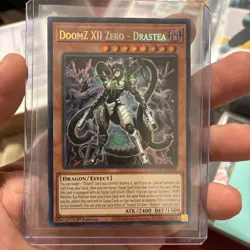 DoomZ XII Zero - Drastea DOOD-EN008 1st Edition Secret Rare NM Yugioh - Image 1