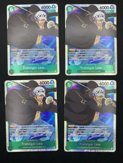 Trafalgar Law - PLAYSET x4 - OP01-047 - Romance Dawn - Super Rare One Piece Card - Image 2