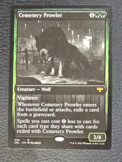 MTG - Cemetery Prowler - Innistrad: Double Feature 458 - Regular Mythic Magic - Image 1