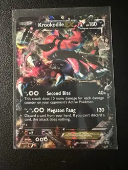 Krookodile EX - XY25 - Krookodile EX Box Promo PL/MP, English MTG Pokemon Promos - Image 1