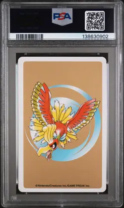 2000 POKEMON GOLD VERSION PLAYING CARDS 4 OF SPADES #164 NOCTOWL PSA 10 - Image 2