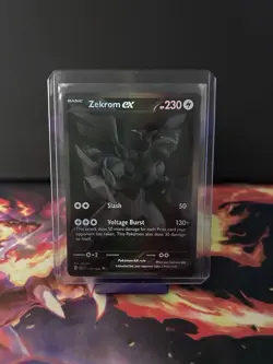 Pokemon Zekrom EX Black Bolt 172/086 BWR English TCG Card Near Mint Condition - Image 1