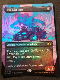 The Last Ride - Foil - Borderless - DFT - MTG - NM - EN - 0308 - Image 1