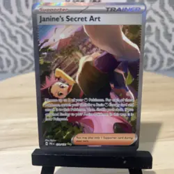 Pokemon Janine's Secret Art Special Illustration Rare Holo 173/131 Trainer Card - Image 2