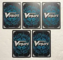 Lot of 5 Japanese Cardfight!! Vanguard RR Card Set - Image 2