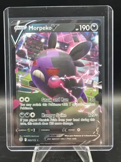 Pokemon Morpeko v 095/172SWSH09 Holo Card Brilliant Stars - Image 1