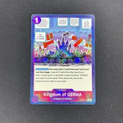 Kingdom of GERMA - ALT Textured Foil - OP06-079 - PRB01 - One Piece Card - Image 1