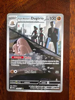 Pokemon TCG Team Rockets Dugtrio 239/217 Ascended Heroes Illustration Rare NM - Image 1