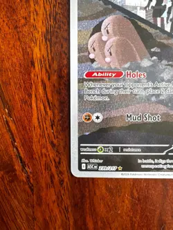 Pokemon TCG Team Rockets Dugtrio 239/217 Ascended Heroes Illustration Rare NM - Image 4