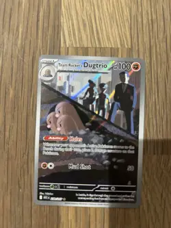 Pokemon TCG Team Rockets Dugtrio 239/217 Ascended Heroes Illustration Rare NM - Image 1
