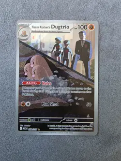 Pokemon TCG Team Rockets Dugtrio 239/217 Ascended Heroes Illustration Rare M/NM - Image 1