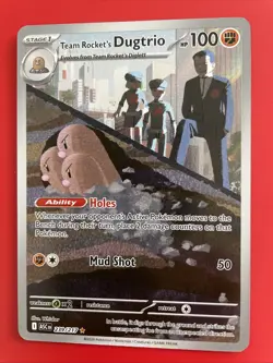 Team Rockets Dugtrio 239/217 ASC Ascended Heroes NM EN Pokemon Card - Image 1