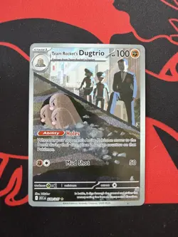 Team Rockets Dugtrio 239/217 ASC Ascended Heroes NM EN Pokemon Card - Image 1