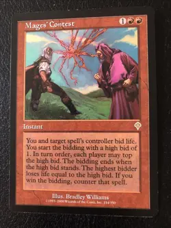 Mage’s Contest X1 Invasion NM Condition See Pics Front Back - Image 1