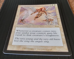 Magic The Gathering, Angelic Chorus, Urza's Saga, 3/350, 1998, Enchantment - Image 2