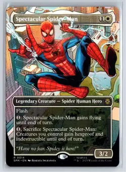 Spectacular Spider-Man (Borderless) Marvel's Spider-Man 14 Rare - Image 1