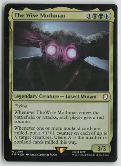 The Wise Mothman LP Foil 4 Universes Beyond: Fallout Magic: The Gathering - Image 1