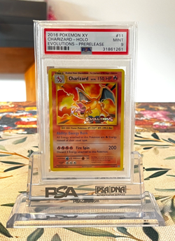 Pokemon XY Evolutions 2016 Charizard Holo PSA 9 Pre-Release - Image 4