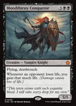 Bloodthirsty Conqueror FDN NM MTG - Image 1