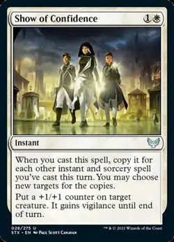Show of Confidence - Near Mint MTG Strixhaven - Image 1