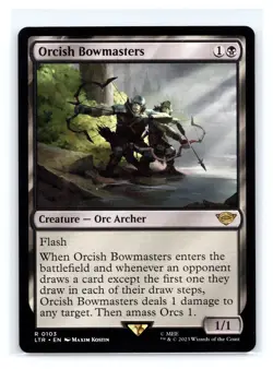 Orcish Bowmasters #103 (NM) Lord of the Rings LTR Magic MTG - Image 1