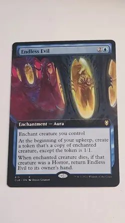 MTG Endless Evil Extended Art Commander Legends Battle for Baldur's Gate Regular - Image 1