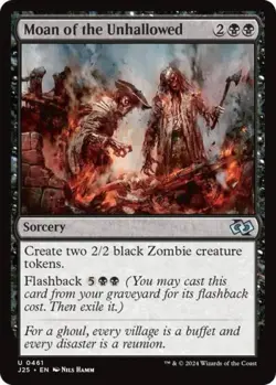 Moan of the Unhallowed - Near Mint MTG Foundations Jumpstart - Image 1