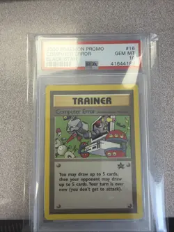 Pokemon Computer Error (Rocket's Secret Machine) 16/53 Wotc Promo Regular PSA 10 - Image 1