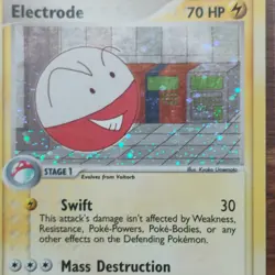 Pokemon Electrode EX Hidden Legends 5/101 Holo Rare 70 HP 2004 English - Image 1