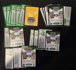 Pokemon TCG Live Code Cards Lot – Redeem Rewards Online (Bulk Codes) - Image 1