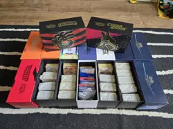 6000+ Pokemon Cards Bulk Lot With Holos, V Cards – Sorted in ETB Boxes - Image 1