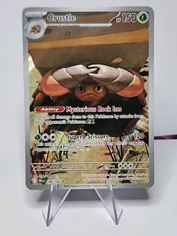 Pokemon TCG Crustle 186/182 Destined Rivals Illustration Rare Near Mint - Image 1