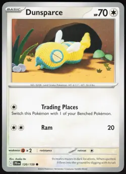 Dunsparce 120/159 Common Journey Together Pokemon Near Mint - Image 1