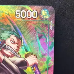 Roronoa Zoro 🔥🔥OP13-037 🔥🔥Treasure Rare🔥🔥 Adventure on Kami's Island Foil - Image 5