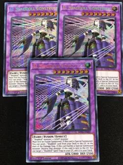 Yugioh El Shaddoll Construct MP21-EN247 1st Secret X3 (NM) - Image 1
