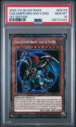 2024 1ST EDITION #EN133 CHAOS EMPEROR DRAGON - ENVOY OF THE END PSA 10 - Image 1