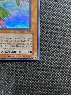 YuGiOh! - Elemental Hero Poison Rose PP02-EN006 Super Rare Unlimited Edition NM - Image 2