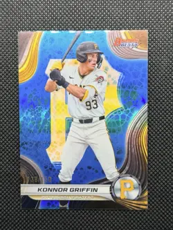 2024 Bowman's Best Top Prospects Konnor Griffin #TP-25 Blue Refractor /150 (RC) - Image 1