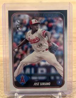 2024 Topps Jose Soriano RC Rookie Vintage Stock #'d /99 Angels - Image 1