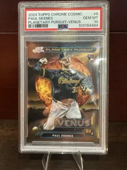 2024 Topps Chrome Cosmic PAUL SKENES Planetary Pursuit Venus PSA 10 - Image 1